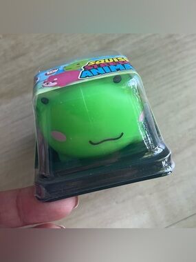 Green Squishy Animal Toy - Cute Frog Stress Reliever